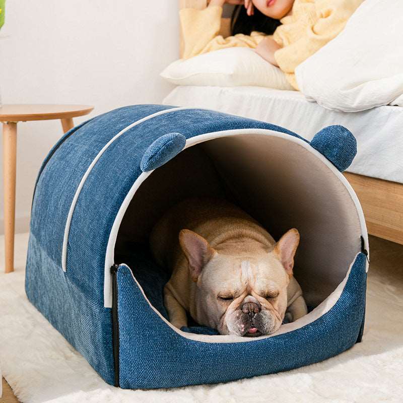 Abnehmbare und waschbare, geschlossene Hundehütte